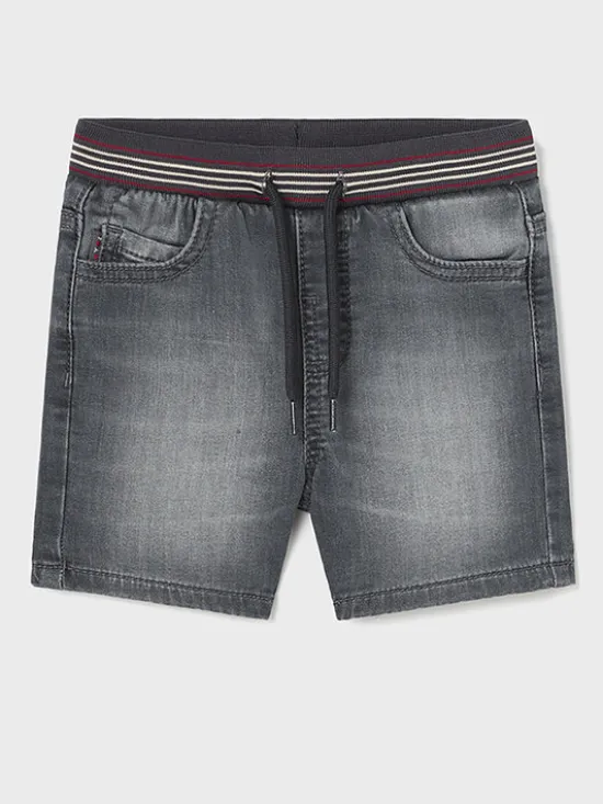 Mayoral Szorty jeansowe 1289 Szary Regular Fit