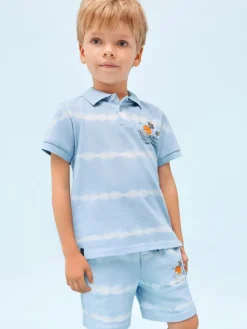 Mayoral Szorty materiałowe 3238 Błękitny Regular Fit