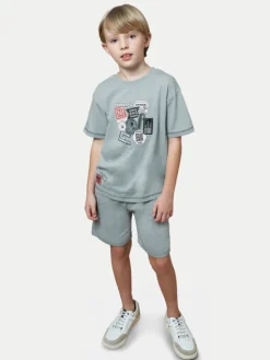 Mayoral Szorty sportowe 600 Niebieski Regular Fit