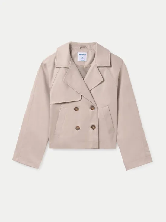 Mayoral Trencz 6410 Beżowy Regular Fit