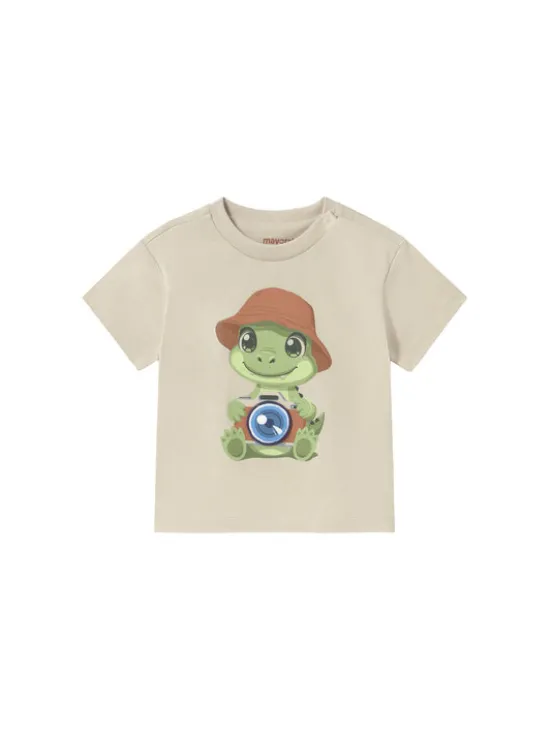 Mayoral T-Shirt 1016 Beżowy Regular Fit