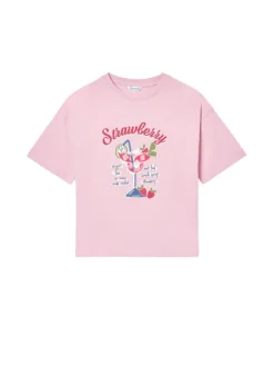 Mayoral T-Shirt 6011 Różowy Regular Fit