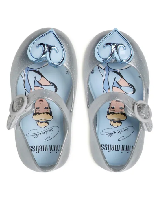 Melissa Baleriny Mini Melissa Sweet Love + Disn 33447 Srebrny