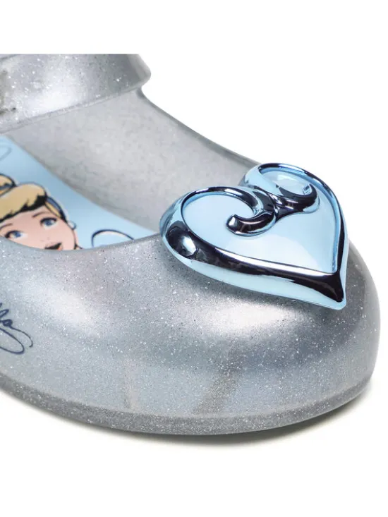Melissa Baleriny Mini Melissa Sweet Love + Disn 33447 Srebrny