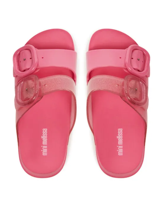 Melissa Klapki Mini Melissa Cozy Slide Inf 35685 Różowy