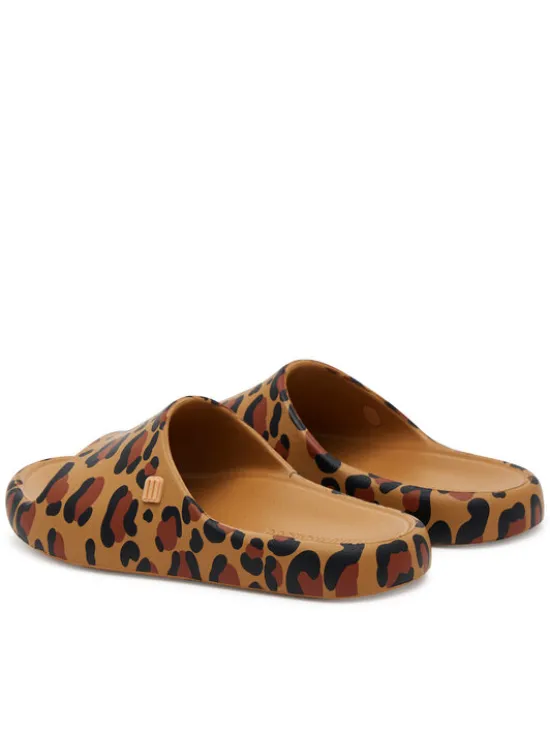 Melissa Klapki Mini Melissa Free Print Slide Inf 35936 Brązowy