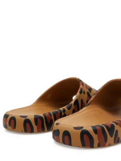 Melissa Klapki Mini Melissa Free Print Slide Inf 35936 Brązowy