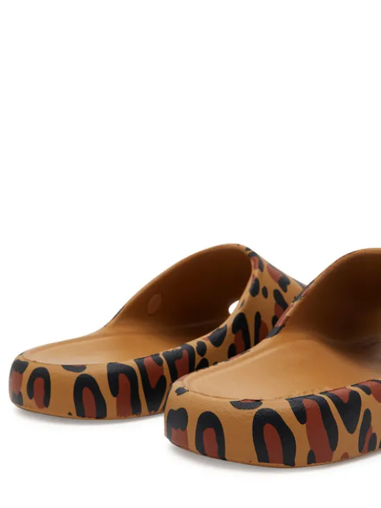 Melissa Klapki Mini Melissa Free Print Slide Inf 35936 Brązowy