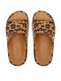Melissa Klapki Mini Melissa Free Print Slide Inf 35936 Brązowy