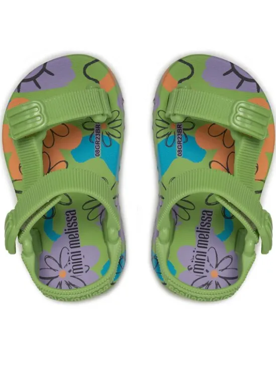 Melissa Sandały Mini Melissa Playtime Bb 35690 Zielony