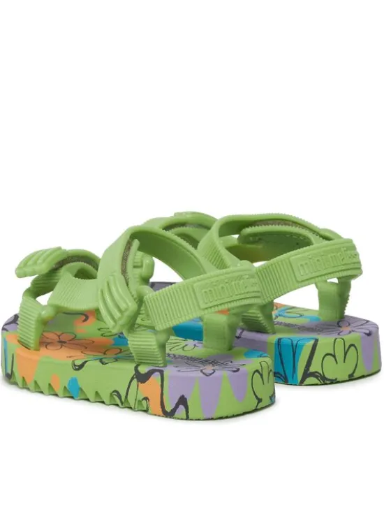 Melissa Sandały Mini Melissa Playtime Bb 35690 Zielony