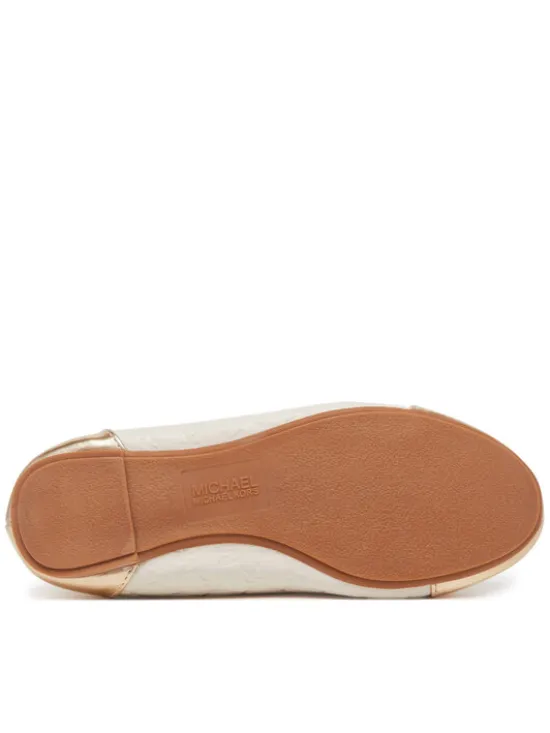 MICHAEL Michael Kors Baleriny Kenya Bow MK01365256 Écru