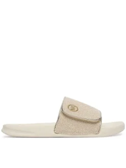 MICHAEL Michael Kors Klapki Jett Darby MK04190732 Złoty