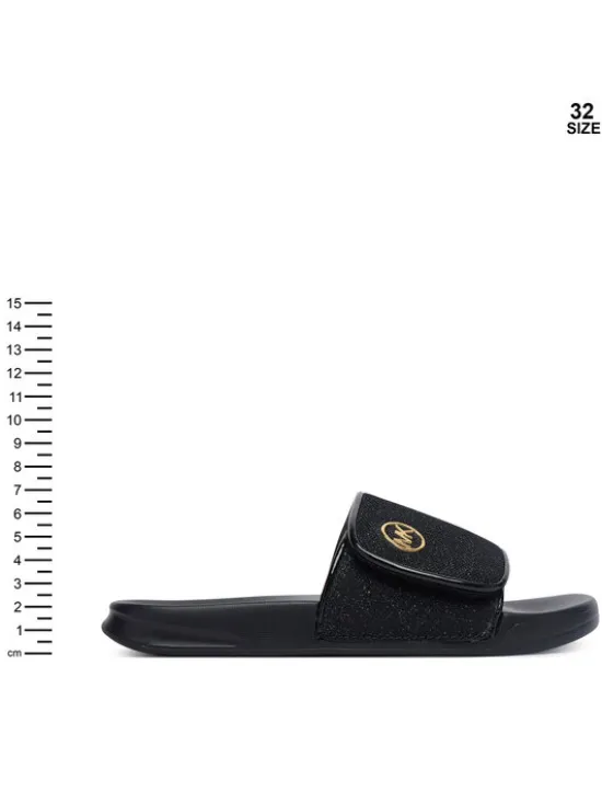 MICHAEL Michael Kors Klapki Jett Darby MK04190001 Czarny