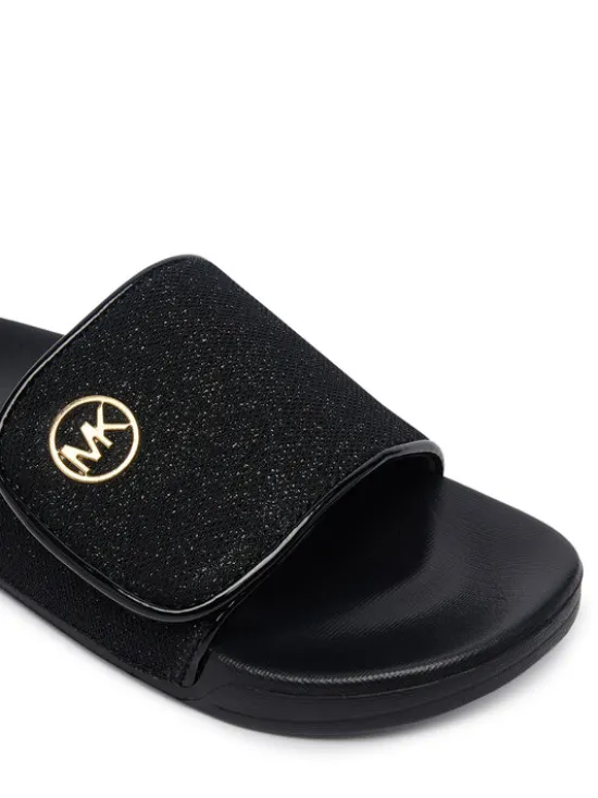 MICHAEL Michael Kors Klapki Jett Darby MK04190001 Czarny