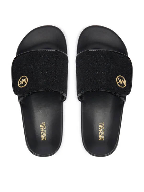 MICHAEL Michael Kors Klapki Jett Darby MK04190001 Czarny