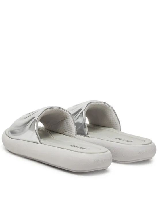 MICHAEL Michael Kors Klapki MK01421040 Srebrny