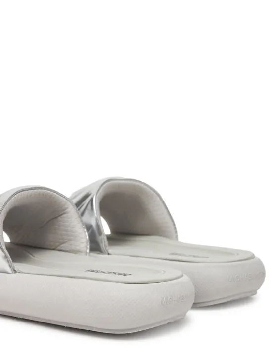 MICHAEL Michael Kors Klapki MK01421040 Srebrny