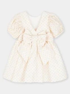 minimi Sukienka elegancka WL1 Écru Regular Fit
