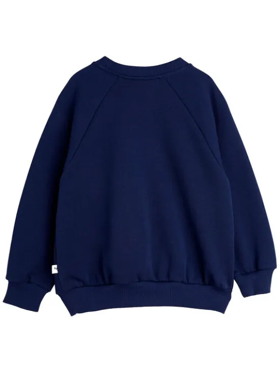 MINI RODINI Bluza Bow 2512012960 Granatowy Regular Fit