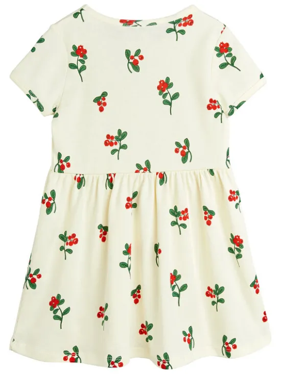 MINI RODINI Sukienka codzienna 2525010311 Biały Regular Fit