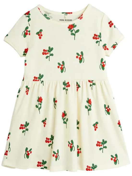 MINI RODINI Sukienka codzienna 2525010311 Biały Regular Fit