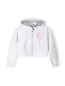 minoti Bluza 22fleece68 Biały Regular Fit