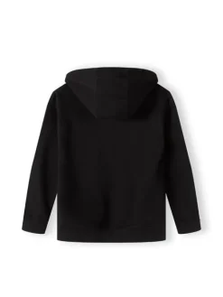 minoti Bluza 23fleece82 Czarny Oversize