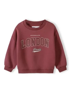 minoti Bluza 16fleece 45 Fioletowy Regular Fit