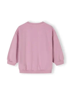 minoti Bluza 22fleece2 Fioletowy Regular Fit