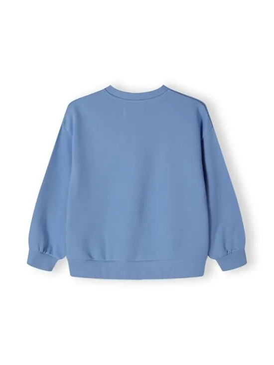 minoti Bluza 22fleece55 Niebieski Regular Fit