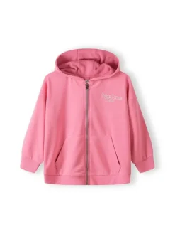 minoti Bluza 22fleece41 Różowy Oversize