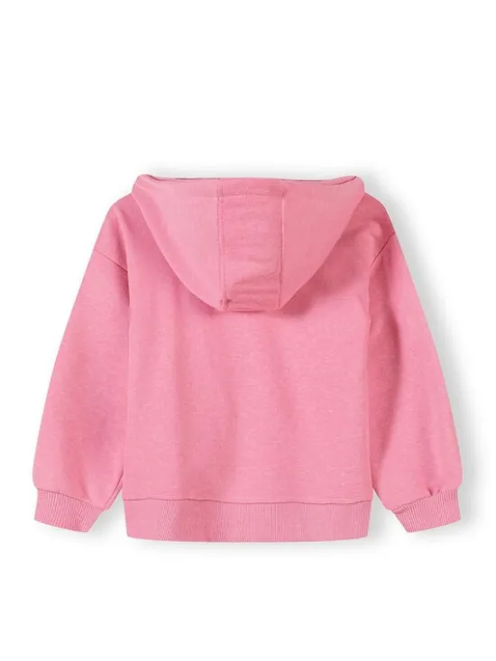 minoti Bluza 30FLEECE108 Różowy Regular Fit