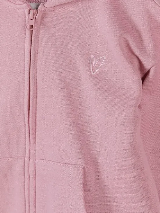 minoti Bluza 30FLEECE111 Różowy Regular Fit