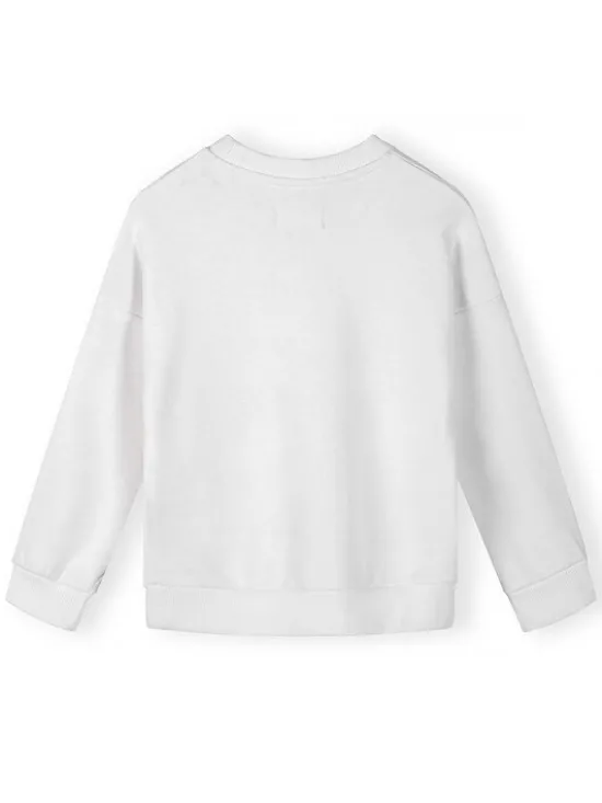 minoti Bluza NOSFLEECE400 Biały Regular Fit