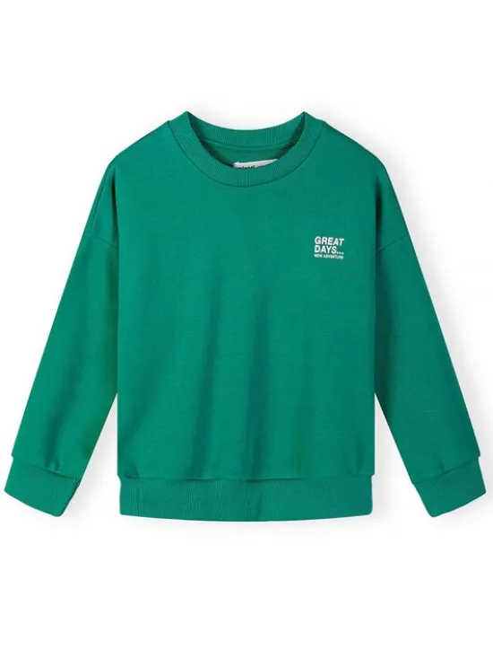 minoti Bluza NOSFLEECE400 Biały Regular Fit