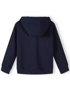minoti Bluza NOSFLEECE406 Fioletowy Loose Fit