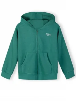 minoti Bluza NOSFLEECE407 Szary Loose Fit