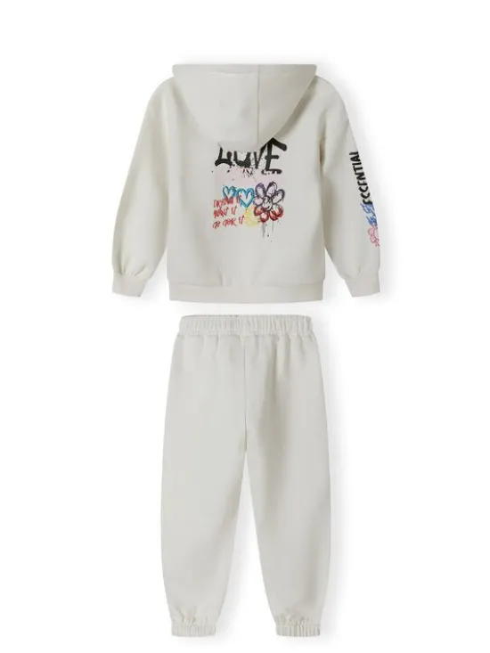 minoti Dres 20fleece55 Biały Regular Fit