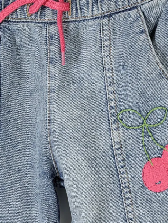 minoti Jeansy 30JEAN100 Granatowy Relaxed Fit