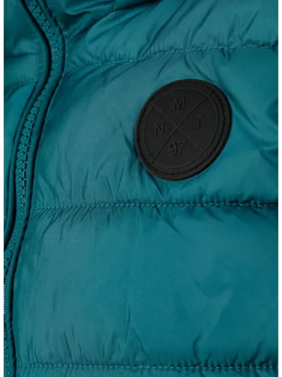 minoti Kamizelka 17gilet6C Turkusowy Regular Fit