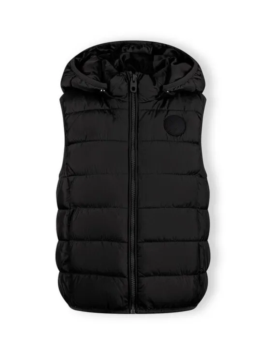 minoti Kamizelka 17GILET 6 Czarny Regular Fit