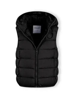 minoti Kamizelka 17GILET 6 Czarny Regular Fit