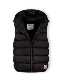 minoti Kamizelka 18GILET 4 Czarny Regular Fit