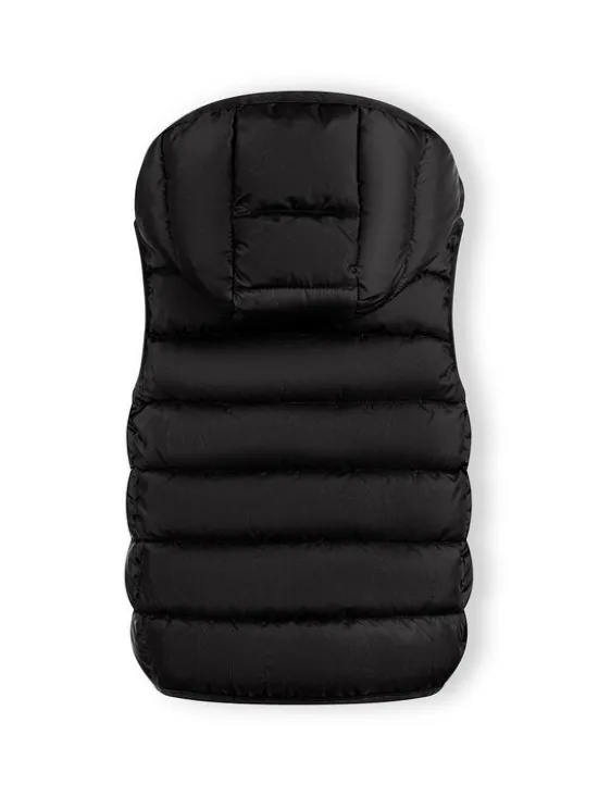 minoti Kamizelka 18GILET 4 Czarny Regular Fit