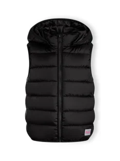 minoti Kamizelka 18GILET 4 Czarny Regular Fit