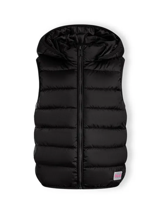 minoti Kamizelka 18GILET 4 Czarny Regular Fit