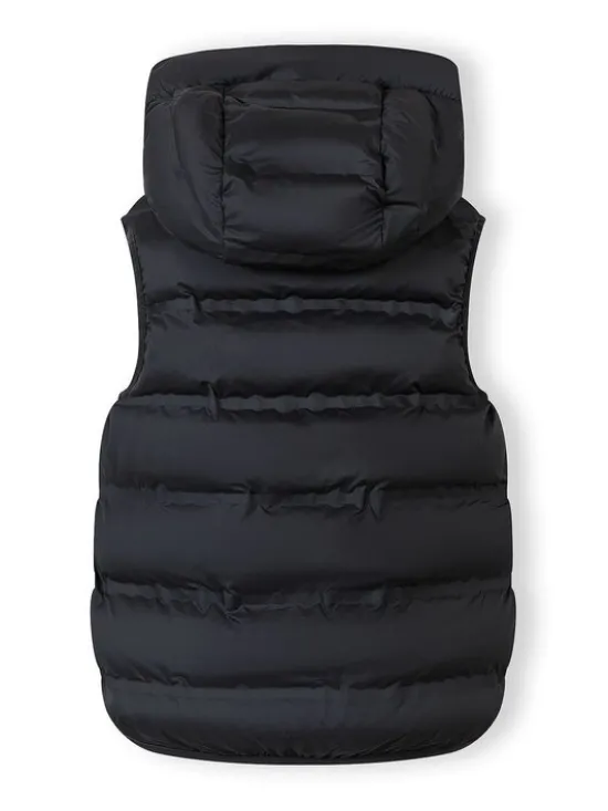 minoti Kamizelka 29GILET253 Czarny Regular Fit