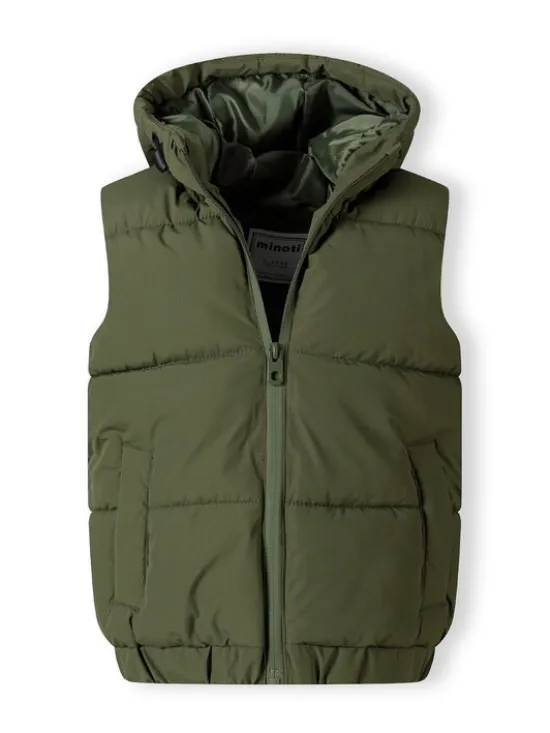 minoti Kamizelka 27gilet78 Khaki Regular Fit