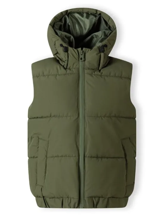 minoti Kamizelka 27gilet78 Khaki Regular Fit
